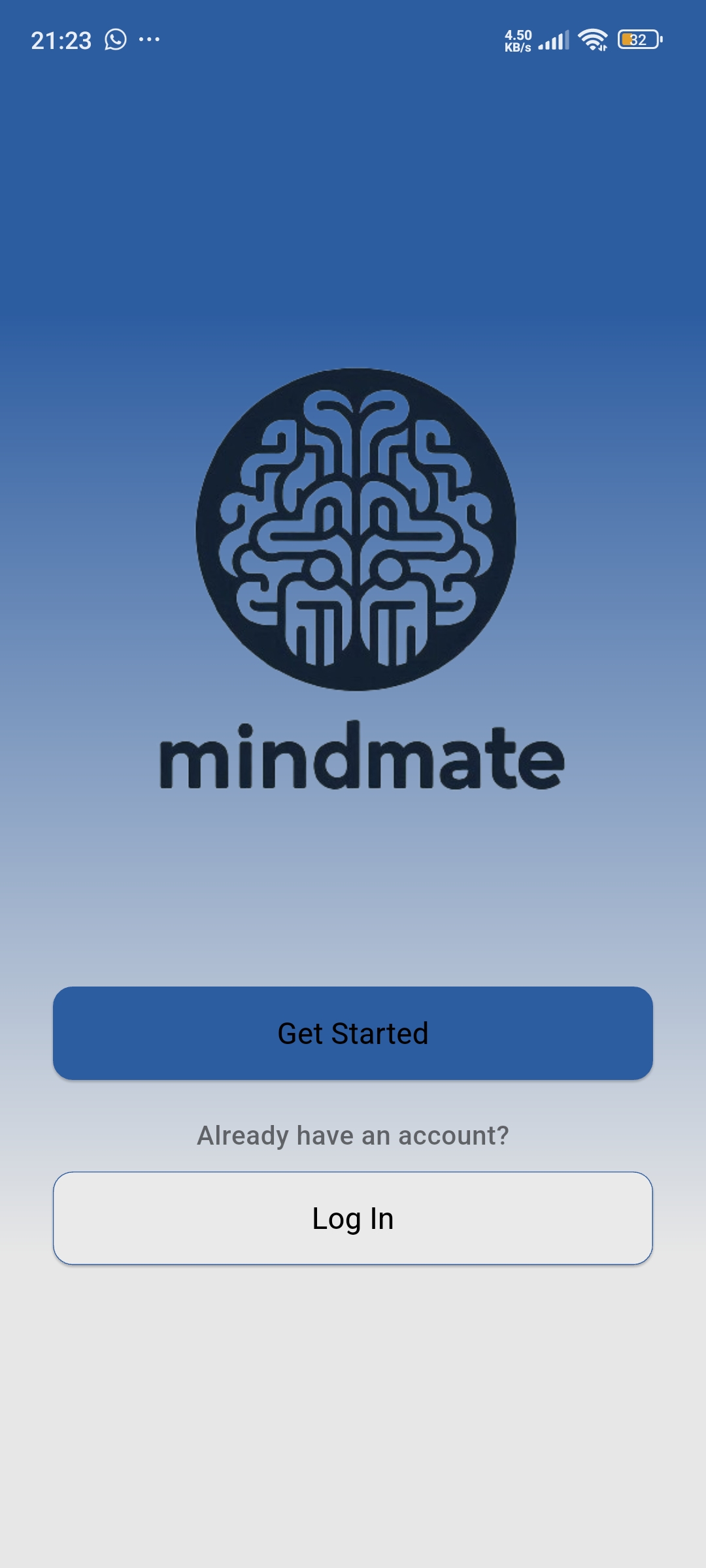 MindMate educational platform landing page
